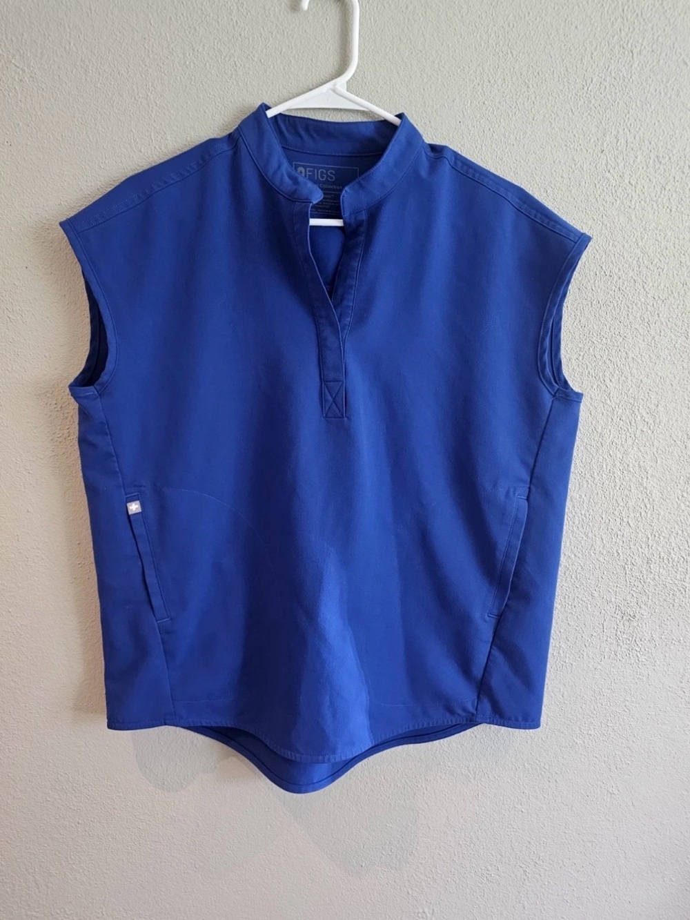 FIGS Royal Blue Rafaela Scrub Top